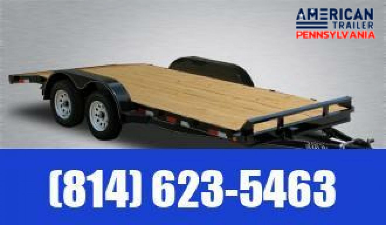 New Quality Trailers Pro Grade Wood Deck Car Hauler - 8500 GVWR - 18'
