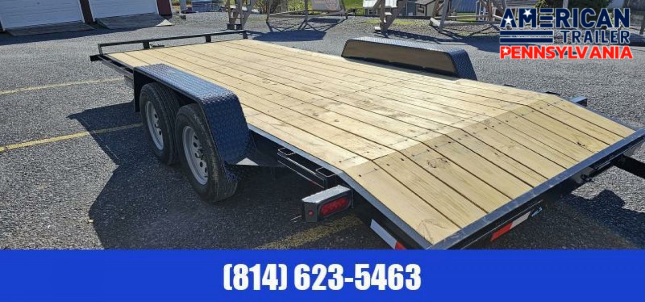 New Quality Trailers Pro Grade Wood Deck Car Hauler - 8500 GVWR - 18'