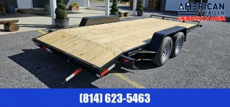 New Quality Trailers Pro Grade Wood Deck Car Hauler - 8500 GVWR - 18'