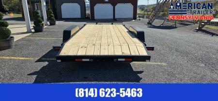 New Quality Trailers Pro Grade Wood Deck Car Hauler - 8500 GVWR - 18'