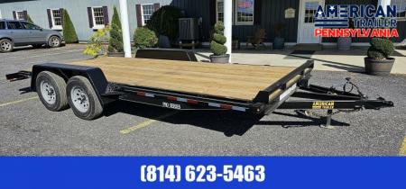 New Quality Trailers Pro Grade Wood Deck Car Hauler - 8500 GVWR - 18'