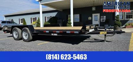 New Quality Trailers Pro Grade Wood Deck Car Hauler - 8500 GVWR - 18'