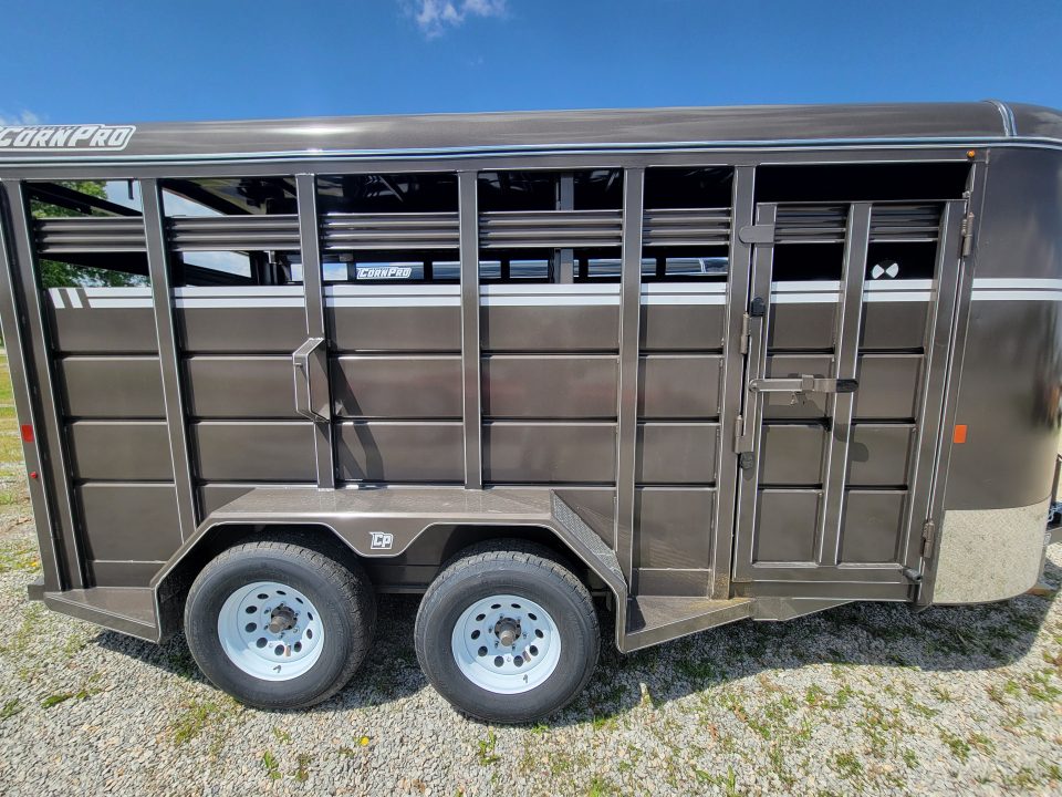 New 2026 CornPro 6x16 Livestock Trailer SB-16S