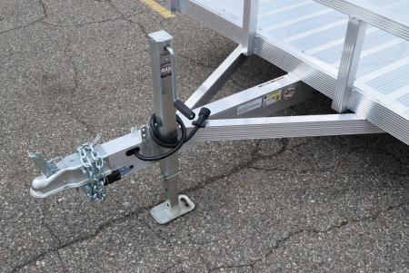 New SPORT HAVEN 7x14 DELUXE OPEN UTILITY w/ BI-FOLD RAMP GATE