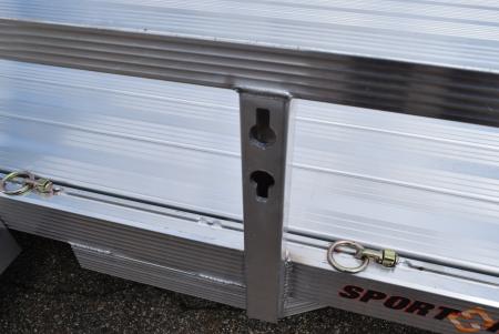 New SPORT HAVEN 7x14 DELUXE OPEN UTILITY w/ BI-FOLD RAMP GATE