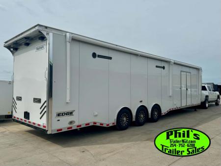 New 2026 Haulmark 8.5X44 GOOSENECK BATHROOM PACKAGE 2 ELECTRIC AWNINGS & AIRLINES! Car / Racing Trailer