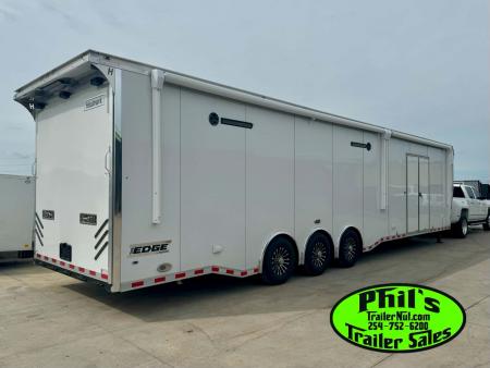 New 2026 Haulmark 8.5X44 GOOSENECK BATHROOM PACKAGE 2 ELECTRIC AWNINGS & AIRLINES! Car / Racing Trailer