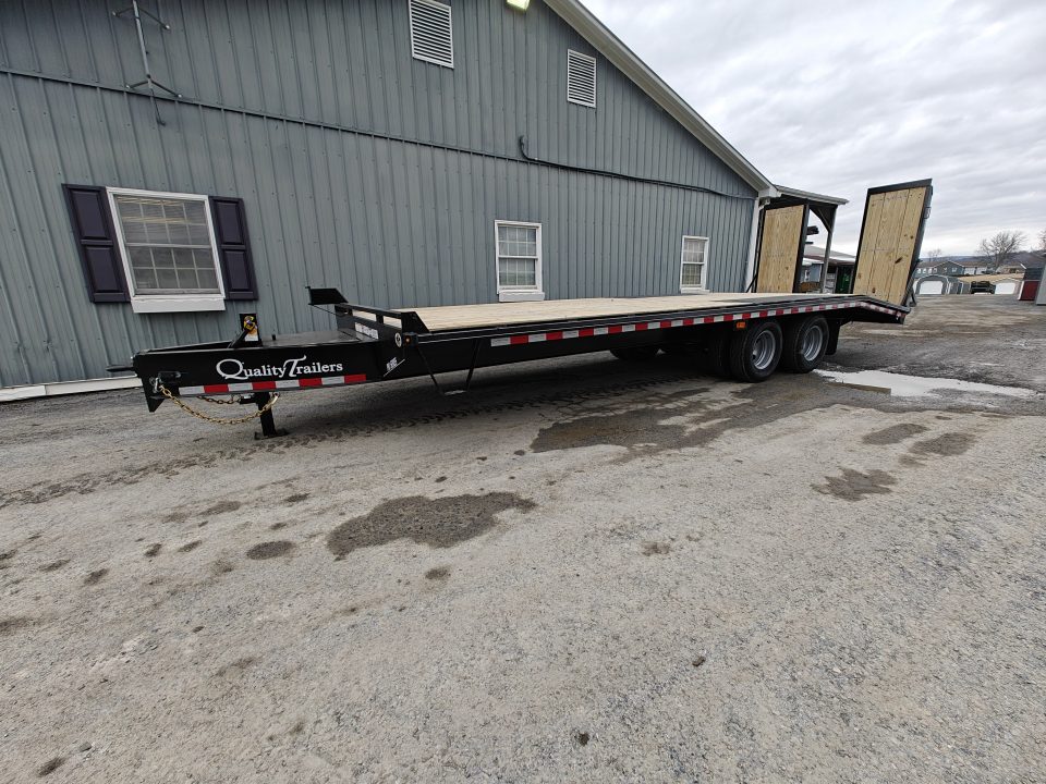New Quality Pro Grade Pintle Deckover - 25' / 25K GVWR / Wood Filled Ramps