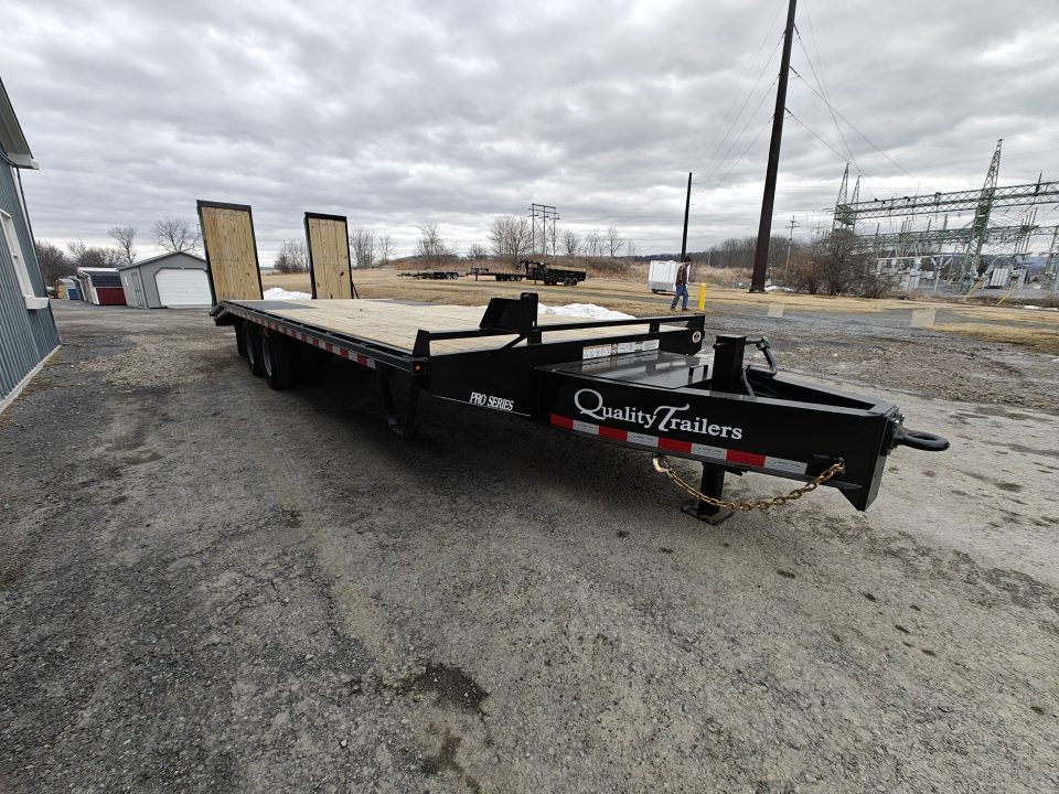 New Quality Pro Grade Pintle Deckover - 25' / 25K GVWR / Wood Filled Ramps