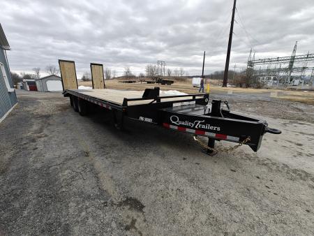 New Quality Pro Grade Pintle Deckover - 25' / 25K GVWR / Wood Filled Ramps