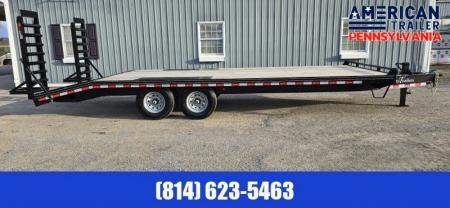 New Quality Trailers Pro Deckover / 16k GVWR / 23' / Pop Up Dove Tail