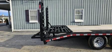 New Quality Trailers Pro Deckover / 16k GVWR / 23' / Pop Up Dove Tail