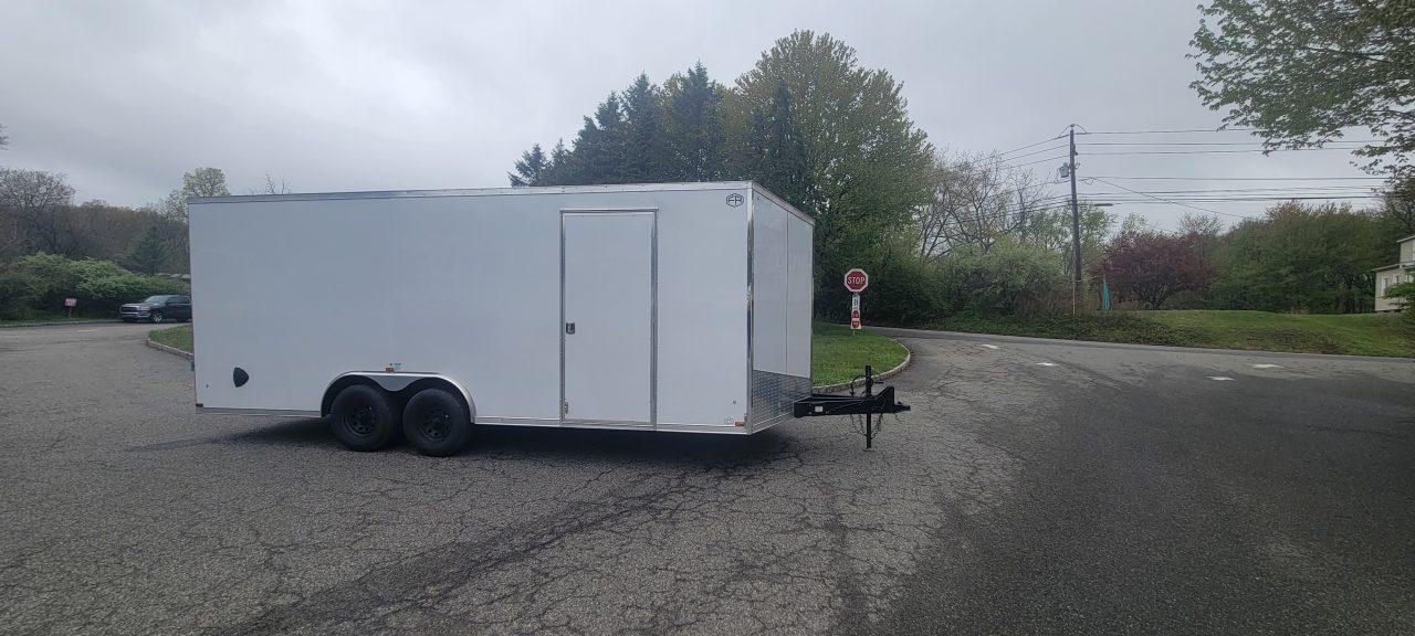 New 2026 US Cargo Car Trailer 8.5X20, 9,990 GVWR, with Escape Door Car Hauler