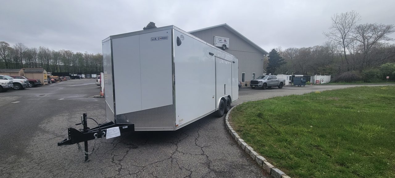 New 2026 US Cargo Car Trailer 8.5X20, 9,990 GVWR, with Escape Door Car Hauler