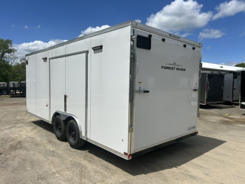 New 2026 US Cargo Car Trailer 8.5X20, 9,990 GVWR, with Escape Door Car Hauler