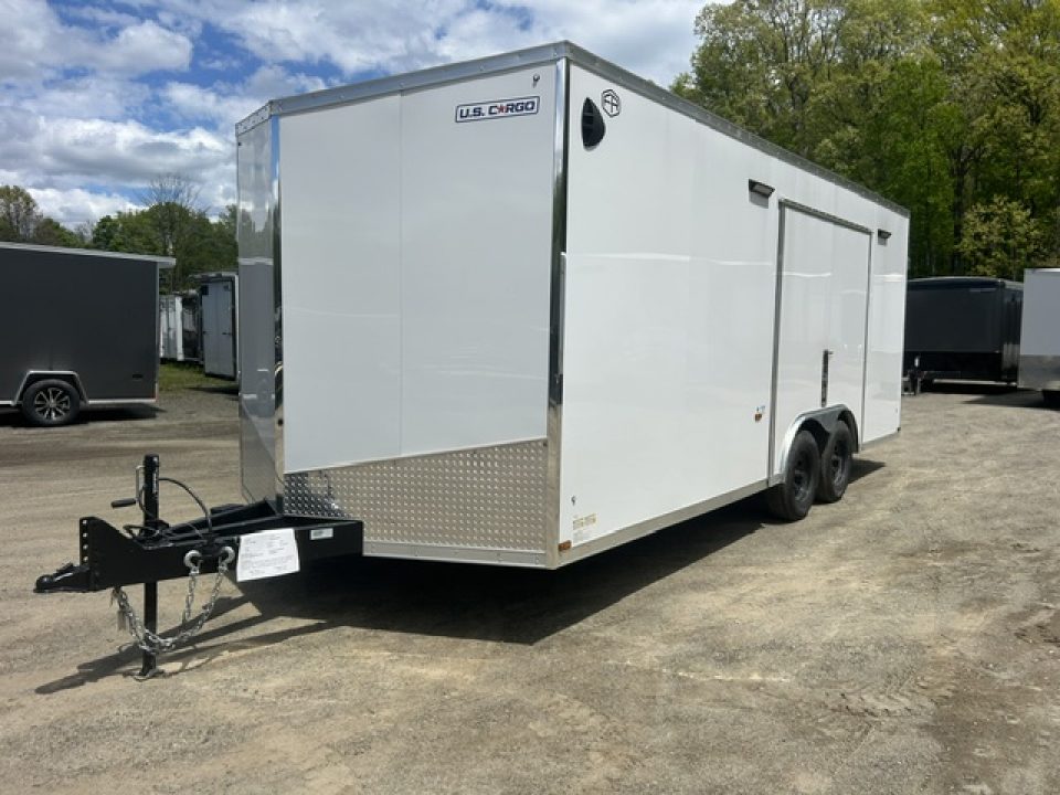 New 2026 US Cargo Car Trailer 8.5X20, 9,990 GVWR, with Escape Door Car Hauler