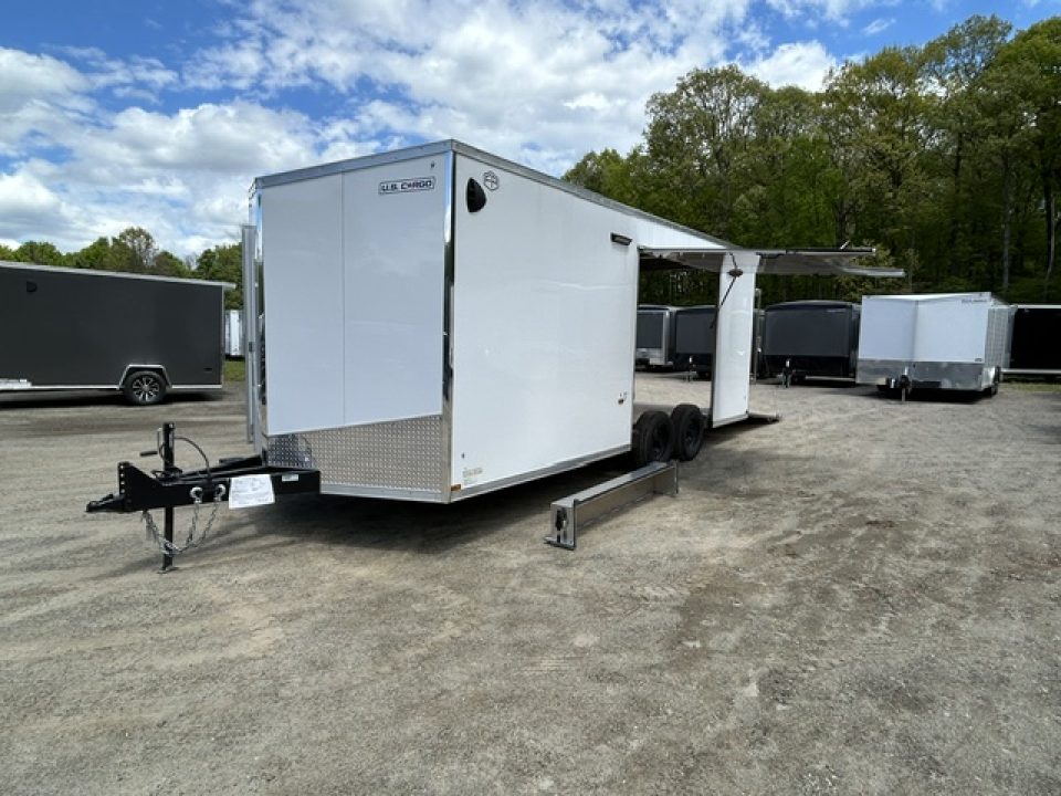 New 2026 US Cargo Car Trailer 8.5X20, 9,990 GVWR, with Escape Door Car Hauler