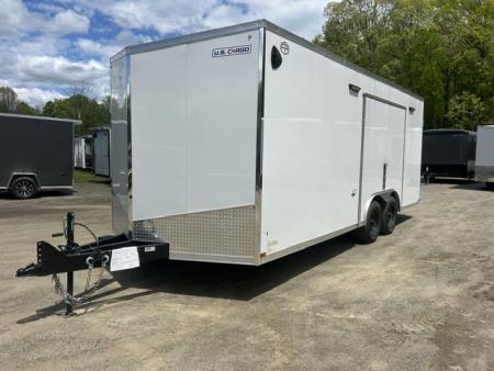 New 2026 US Cargo Car Trailer 8.5X20, 9,990 GVWR, with Escape Door Car Hauler