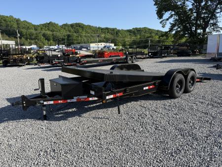 New 2026 P & T Trailers 7K 20' TILT STEEL CARHAULER Car Hauler