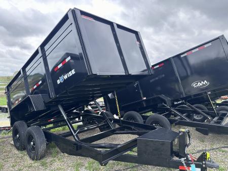 New 2027 BWise 6'9  x 14 Lo Pro Equipment Dump w/ 44  High Fixed Sides