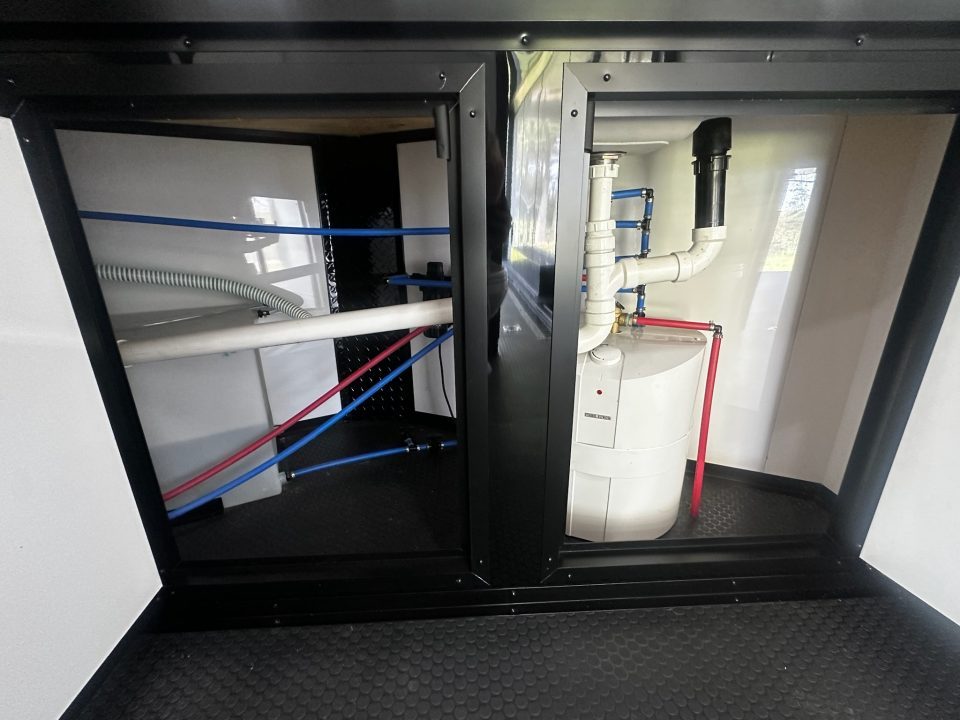 New 2026 Luxe 8.5x24 Bathroom/Racing Trailer- Finished Interior- 7'6" Interior- 7000 Torsion Axles-AWNING- FULL ESCAPE DOOR-E-TRACK Car / Racing Trailer