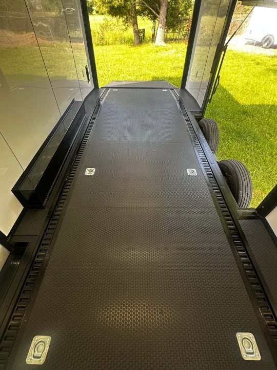 New 2026 Luxe 8.5x24 Bathroom/Racing Trailer- Finished Interior- 7'6" Interior- 7000 Torsion Axles-AWNING- FULL ESCAPE DOOR-E-TRACK Car / Racing Trailer