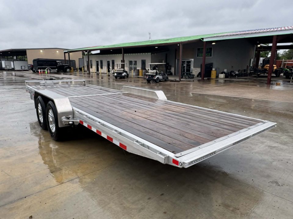 New 2025 Sure-Trac 22' ALUMINUM EQUIPMENT HAULER POWER TILT CAR HAULER Equipment Trailer