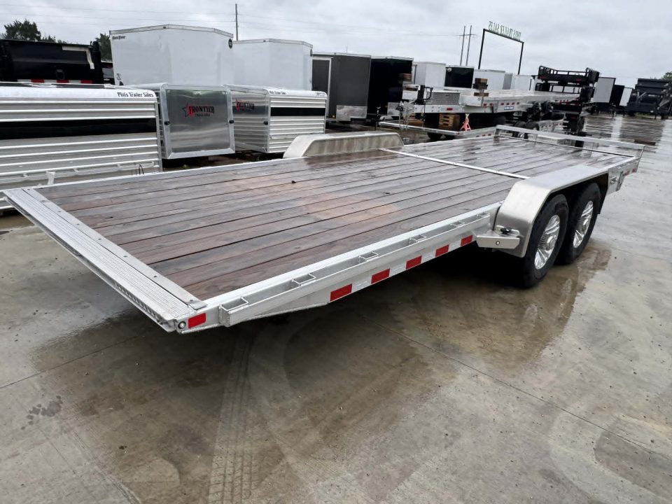 New 2025 Sure-Trac 22' ALUMINUM EQUIPMENT HAULER POWER TILT CAR HAULER Equipment Trailer