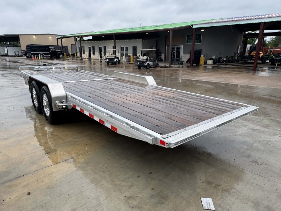 New 2025 Sure-Trac 22' ALUMINUM EQUIPMENT HAULER POWER TILT CAR HAULER Equipment Trailer
