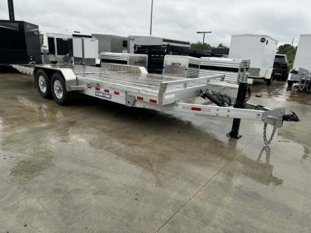 New 2025 Sure-Trac 22' ALUMINUM EQUIPMENT HAULER POWER TILT CAR HAULER Equipment Trailer