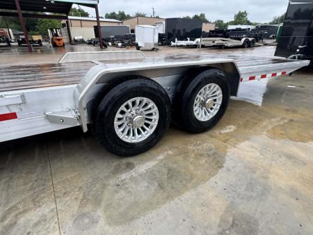 New 2025 Sure-Trac 22' ALUMINUM EQUIPMENT HAULER POWER TILT CAR HAULER Equipment Trailer