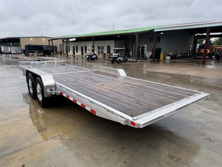 New 2025 Sure-Trac 22' ALUMINUM EQUIPMENT HAULER POWER TILT CAR HAULER Equipment Trailer