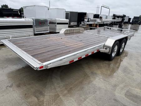 New 2025 Sure-Trac 22' ALUMINUM EQUIPMENT HAULER POWER TILT CAR HAULER Equipment Trailer