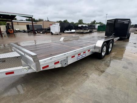 New 2025 Sure-Trac 22' ALUMINUM EQUIPMENT HAULER POWER TILT CAR HAULER Equipment Trailer