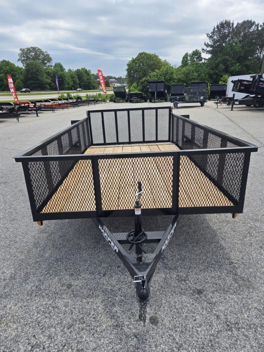 New 2026 CUSTOM 76X12 SINGLE AXLE UTILITY TRAILER WITH 2FT MESH WALLS