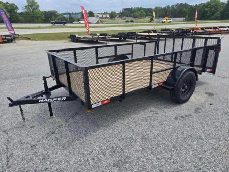 New 2026 CUSTOM 76X12 SINGLE AXLE UTILITY TRAILER WITH 2FT MESH WALLS
