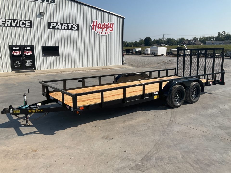 New 2026 Big Tex 83"x20' BP Tandem Axle Utility Trailer – 70PI