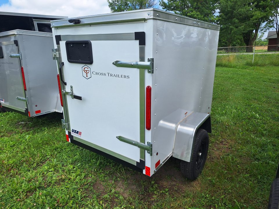 New 2026 Cross 4 x 6 Trailers Cargo / Enclosed Trailer Barn Door
