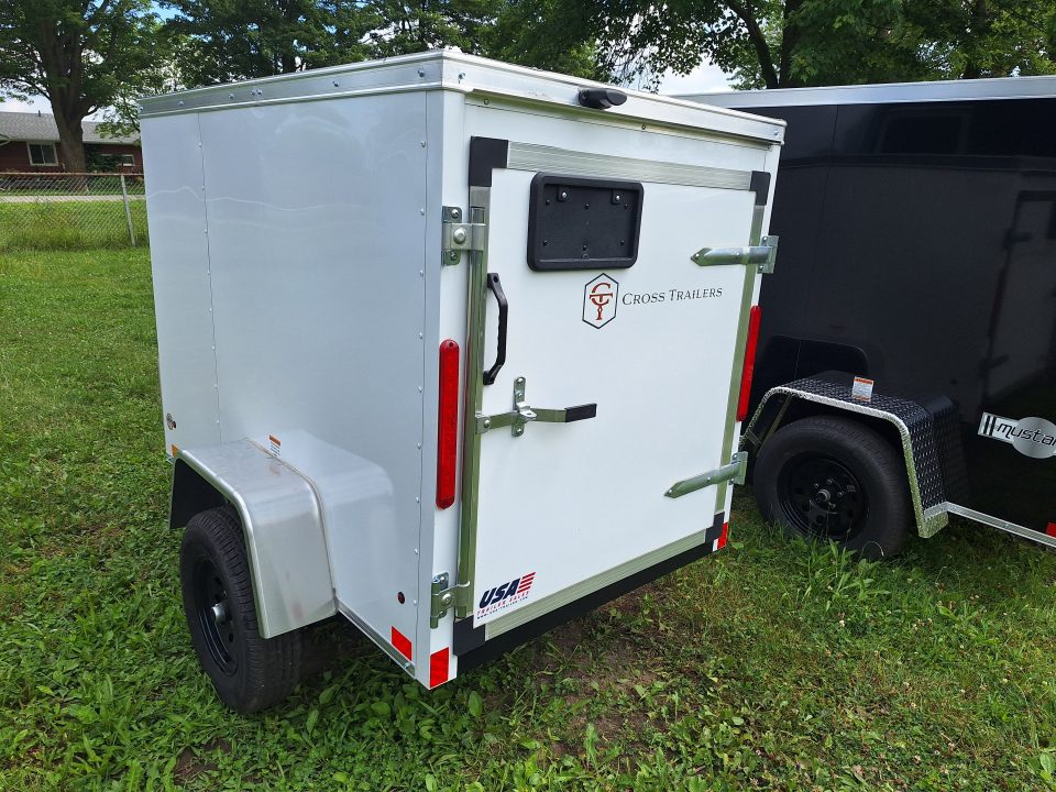 New 2026 Cross 4 x 6 Trailers Cargo / Enclosed Trailer Barn Door