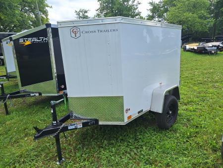 New 2026 Cross 4 x 6 Trailers Cargo / Enclosed Trailer Barn Door