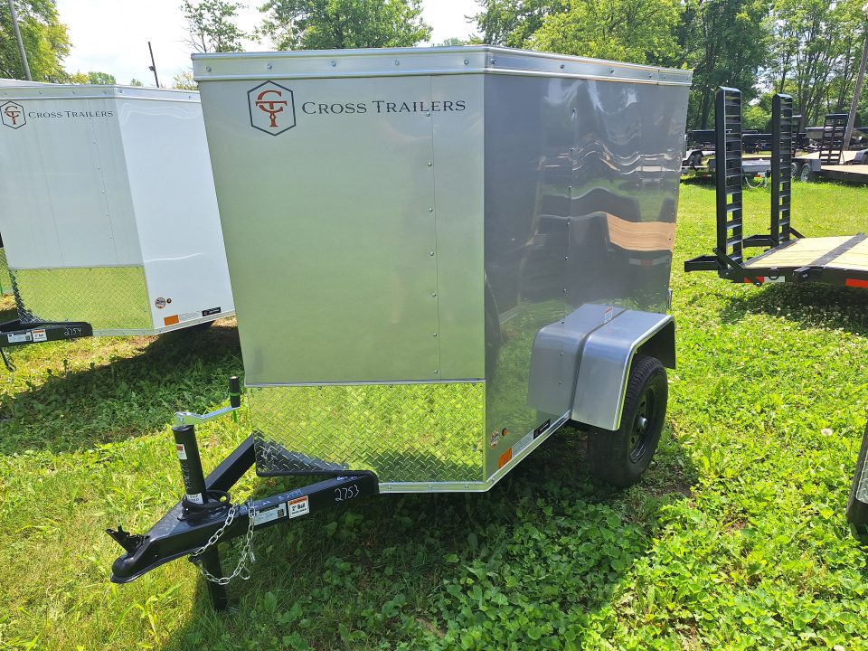 New 2026 Cross 4 x 6 Trailers Cargo / Enclosed Trailer Barn Door
