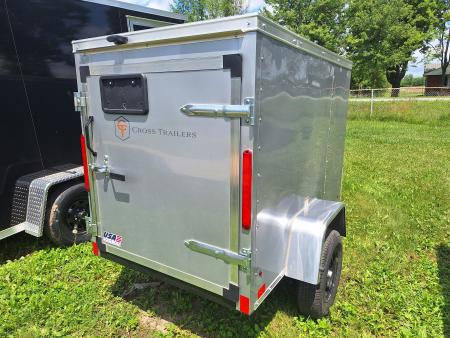 New 2026 Cross 4 x 6 Trailers Cargo / Enclosed Trailer Barn Door