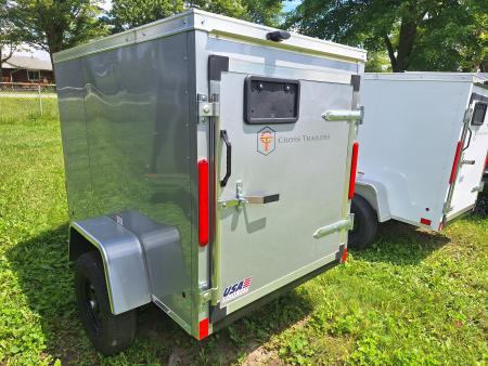 New 2026 Cross 4 x 6 Trailers Cargo / Enclosed Trailer Barn Door