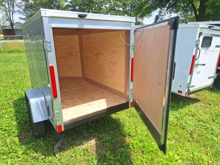 New 2026 Cross 4 x 6 Trailers Cargo / Enclosed Trailer Barn Door