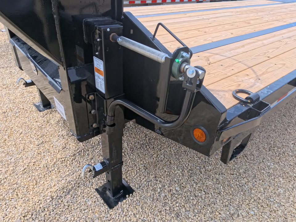 New 2026 Norstar 102 x 34 FXG Gooseneck Deckover with 2)10K Spring Axles, 2) Elec. Brakes, 5' Self Cleaning Dove Tail w/ Rampage Ramps and Matching Spare Tire