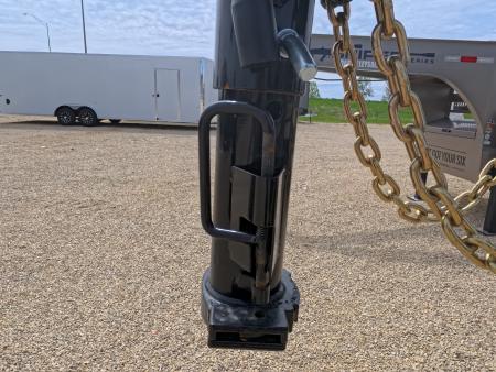 New 2026 Norstar 102 x 34 FXG Gooseneck Deckover with 2)10K Spring Axles, 2) Elec. Brakes, 5' Self Cleaning Dove Tail w/ Rampage Ramps and Matching Spare Tire