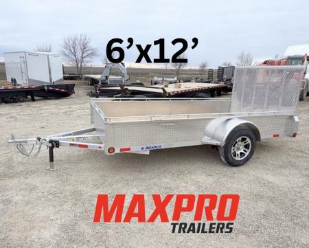 New 2026 BearCo Trailers 6'X12' Aluminum Utility Trailer