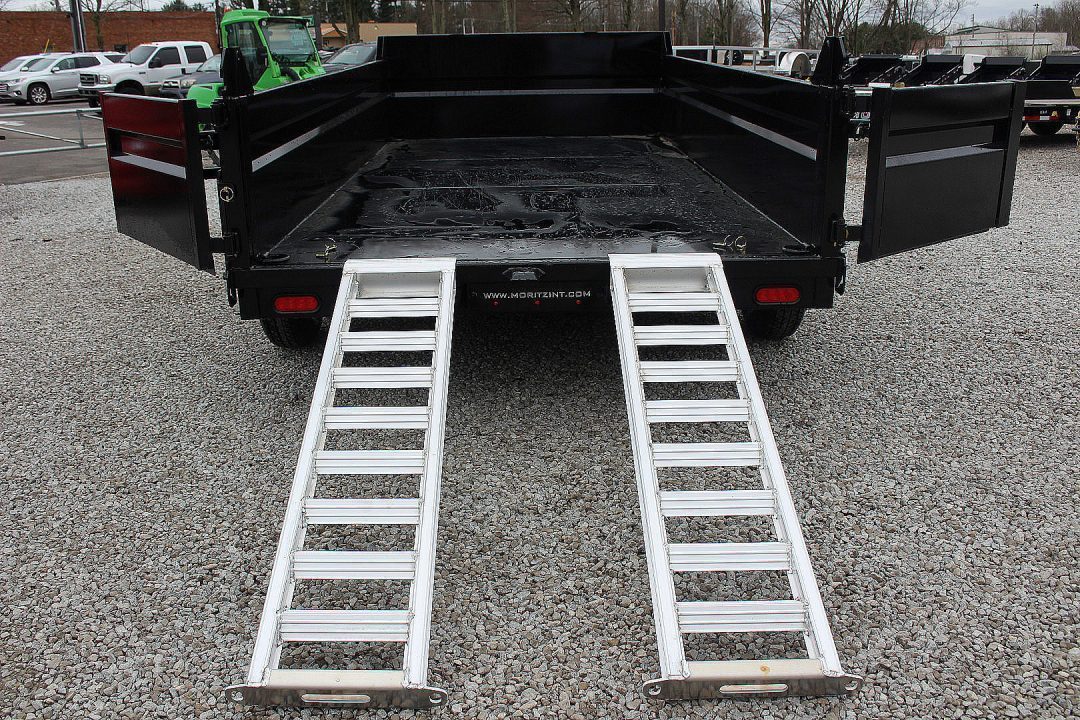 New 2026 Moritz 6' 10" x 14' Heavy Commercial DLH Series Dump Trailer - 14000# GVW