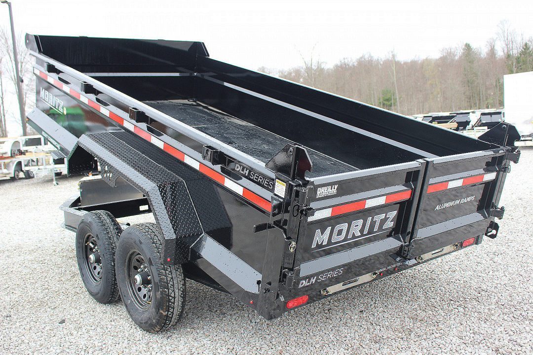 New 2026 Moritz 6' 10" x 14' Heavy Commercial DLH Series Dump Trailer - 14000# GVW