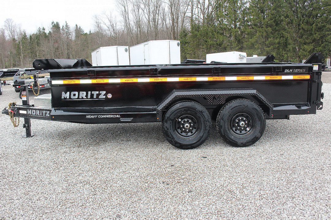 New 2026 Moritz 6' 10" x 14' Heavy Commercial DLH Series Dump Trailer - 14000# GVW